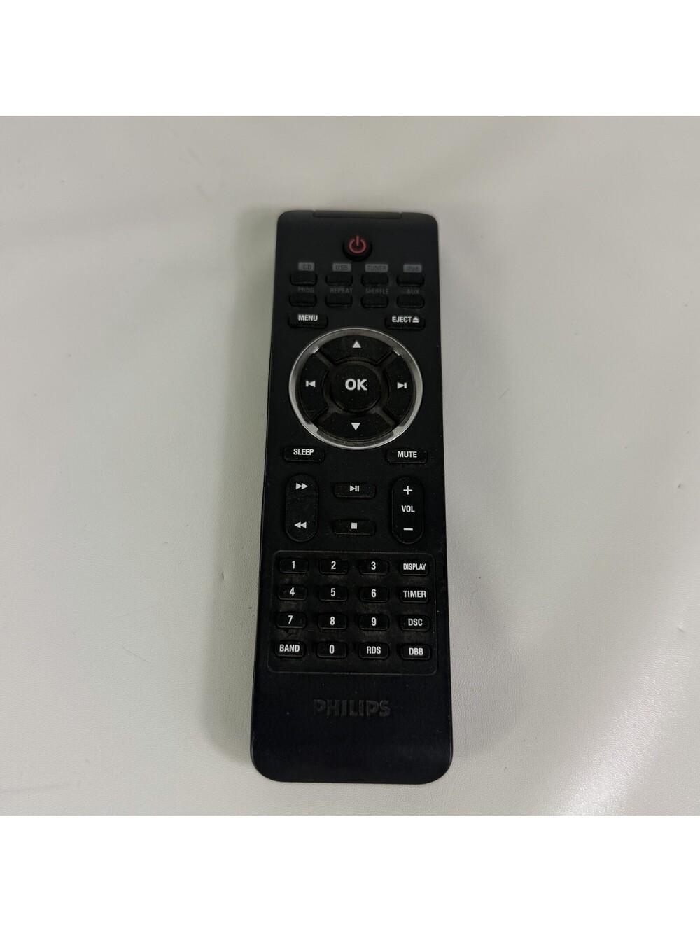 GENUINE PHILIPS DCM230 DCM250 DOCKING ENTERTAINMENT SYSTEM REMOTE